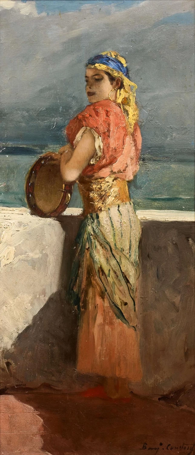Jean - Joseph Benjamin, Constant, La suonatrice di tamburello